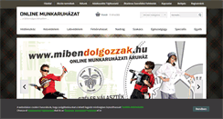 Desktop Screenshot of mibendolgozzak.hu